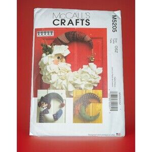 McCall's Crafts M5205 Sewing Pattern - Christmas Crafts - Uncut - Seasonal Decor